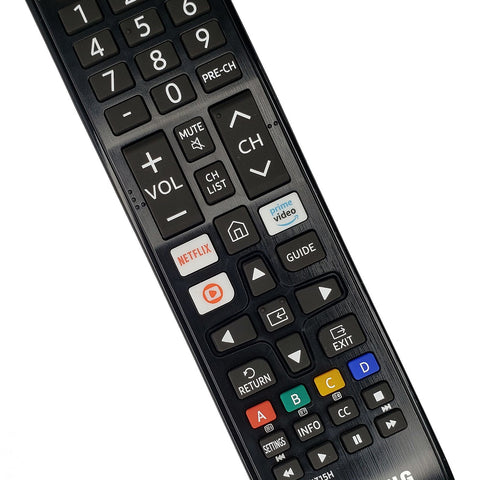 Controle remoto universal para Smart TV 4K com teclas de atalho para apps de streaming