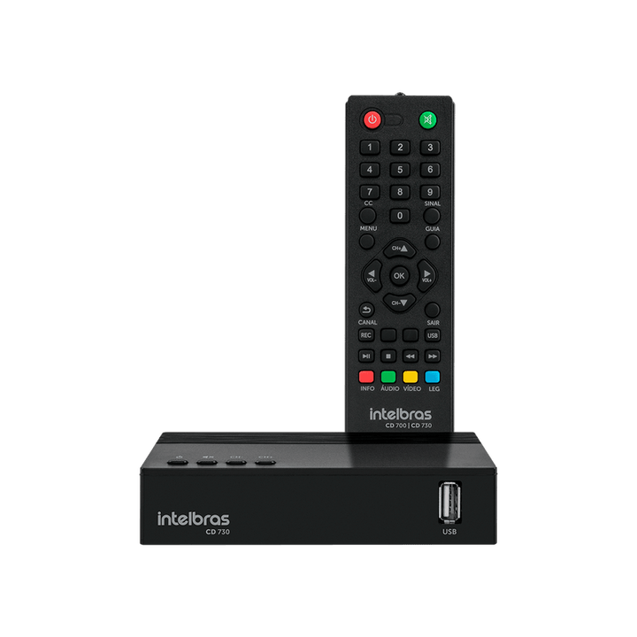 Conversor digital com controle remoto - composição