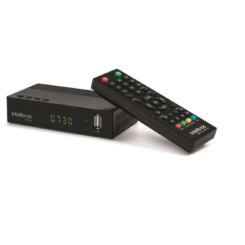 Conversor digital receptor TV digital Full HD com HDMI e USB - vista isométrica